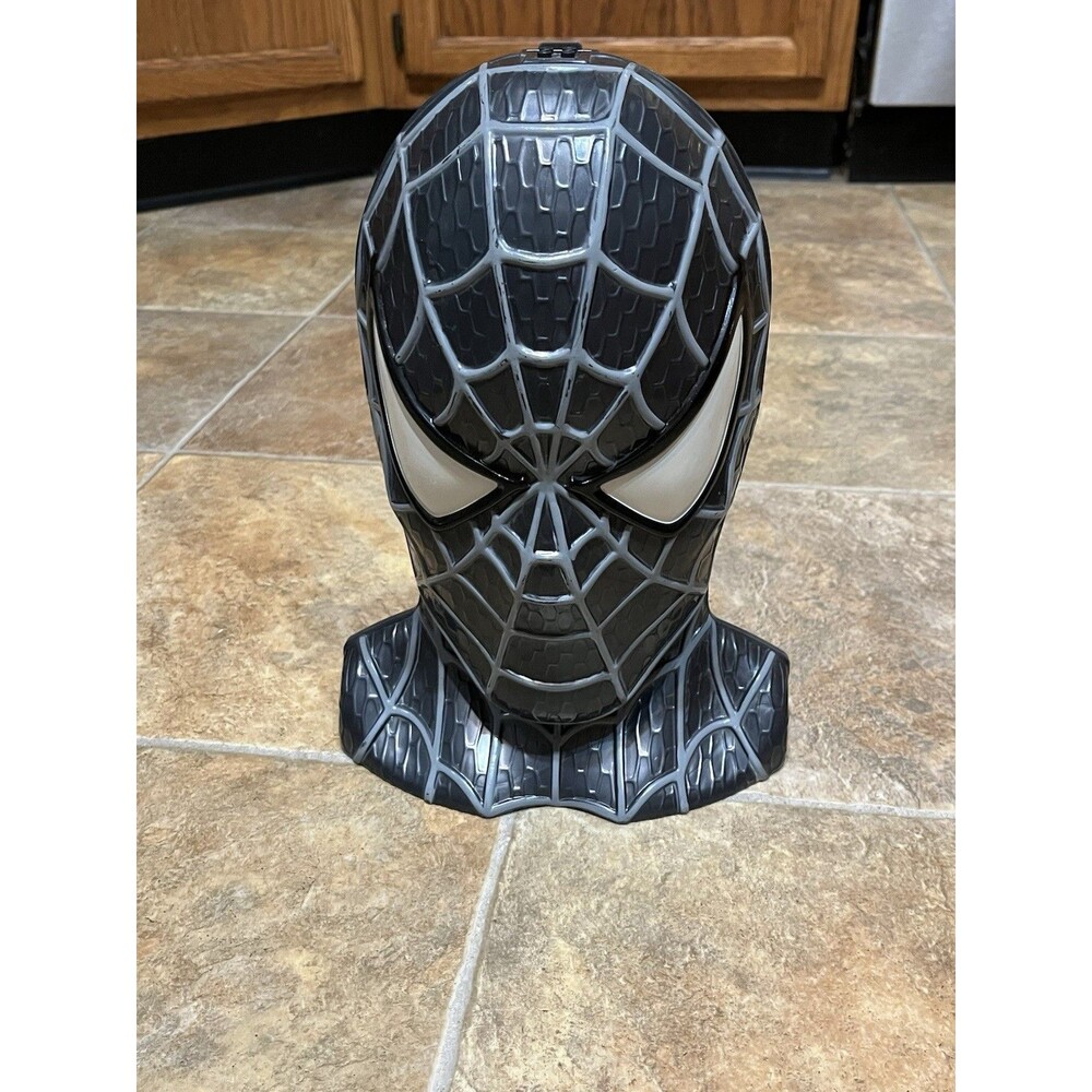 Spider-Man Black Suit - Bust - Storage Case - Mixed Legos Included